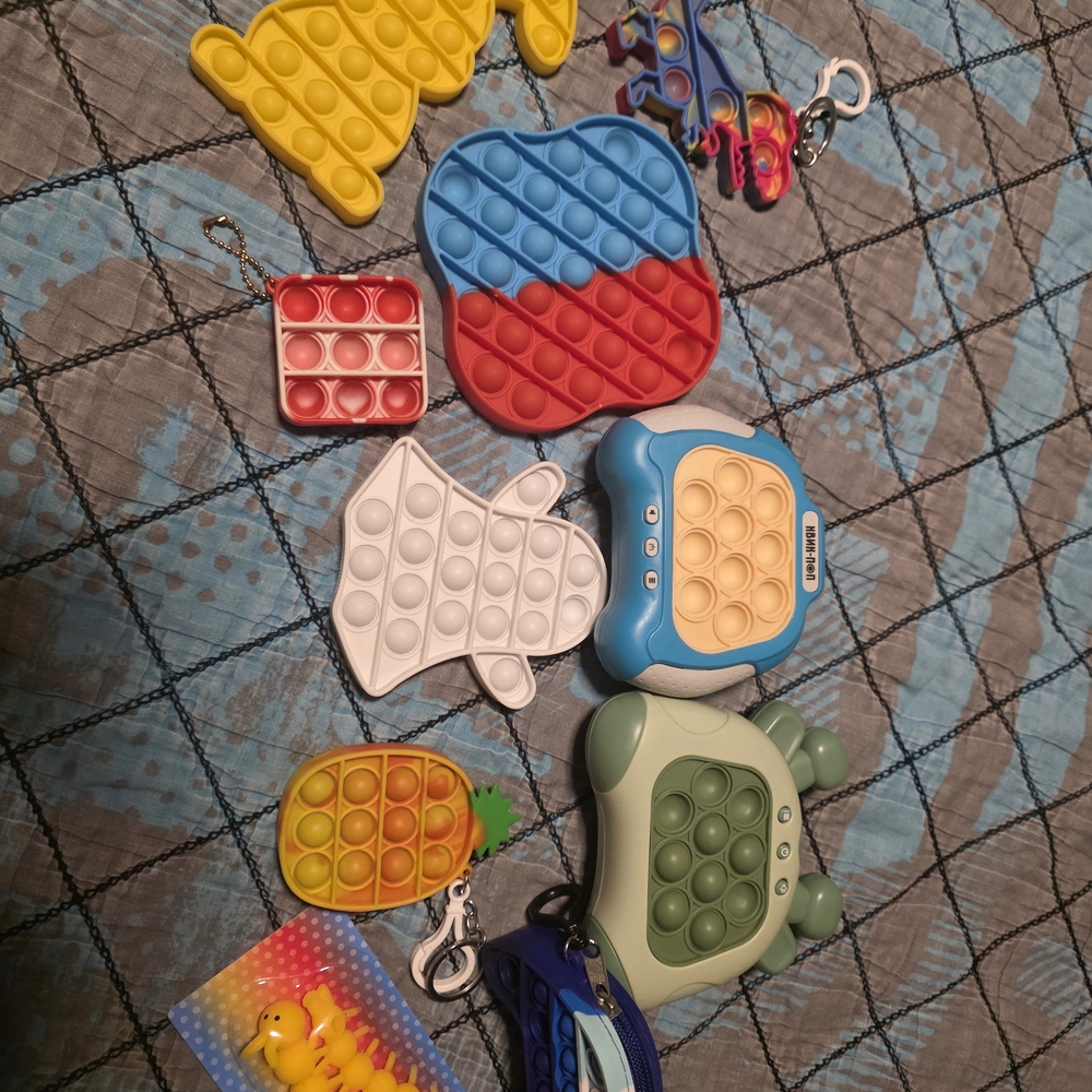 Colorful Pop It Fidget Toy Set